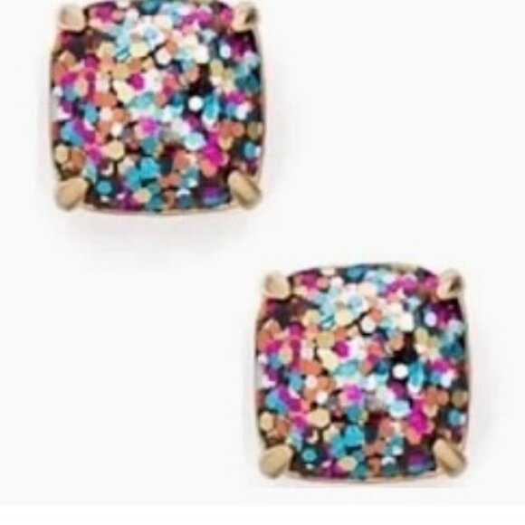 Kate Spade glitter stud earrings - Picture 1 of 3